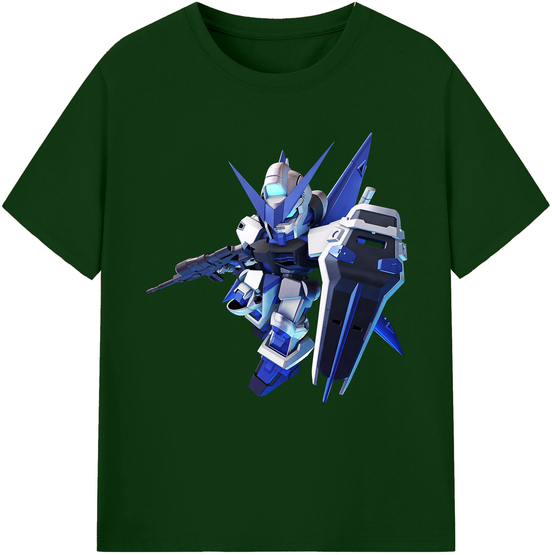 （画像用） 機動戦士ガンダム Mobile Suit Gundam 綿100％半袖Tシャツ（フロントプリント）